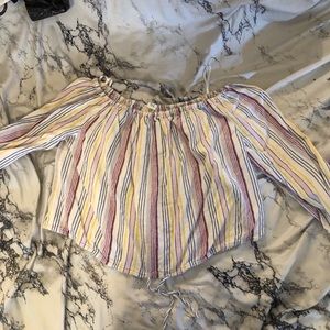 Colorful striped blouse